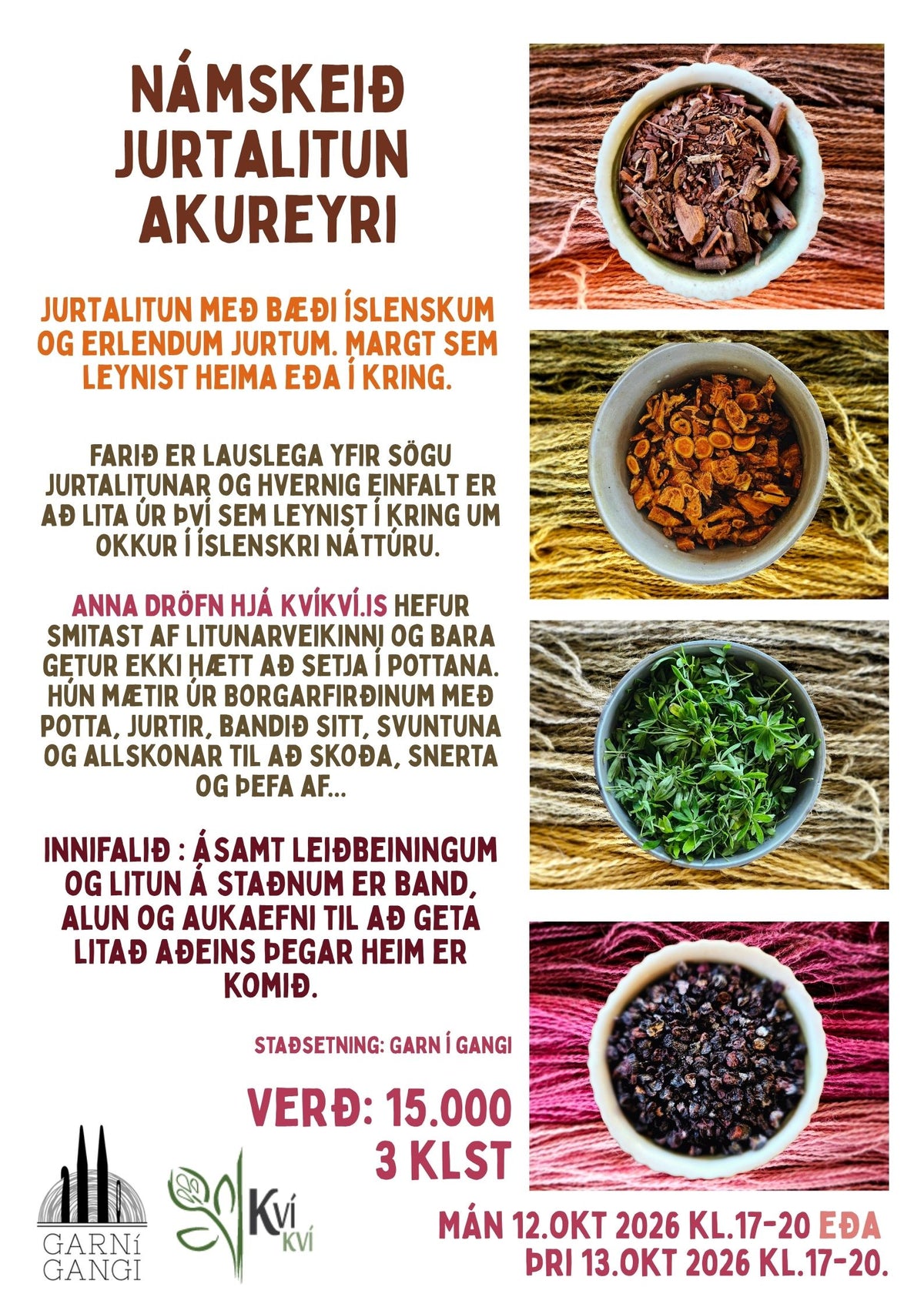 Jurtalitun námskeið