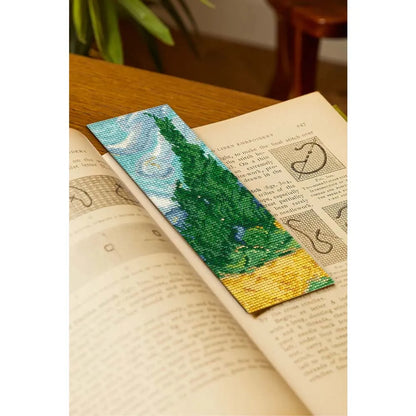 Wheatfield Cypresses bókamerki