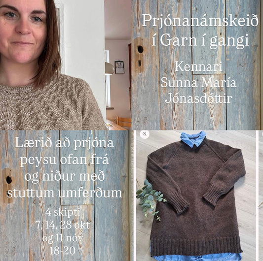 Prjónanámskeið Sunna María