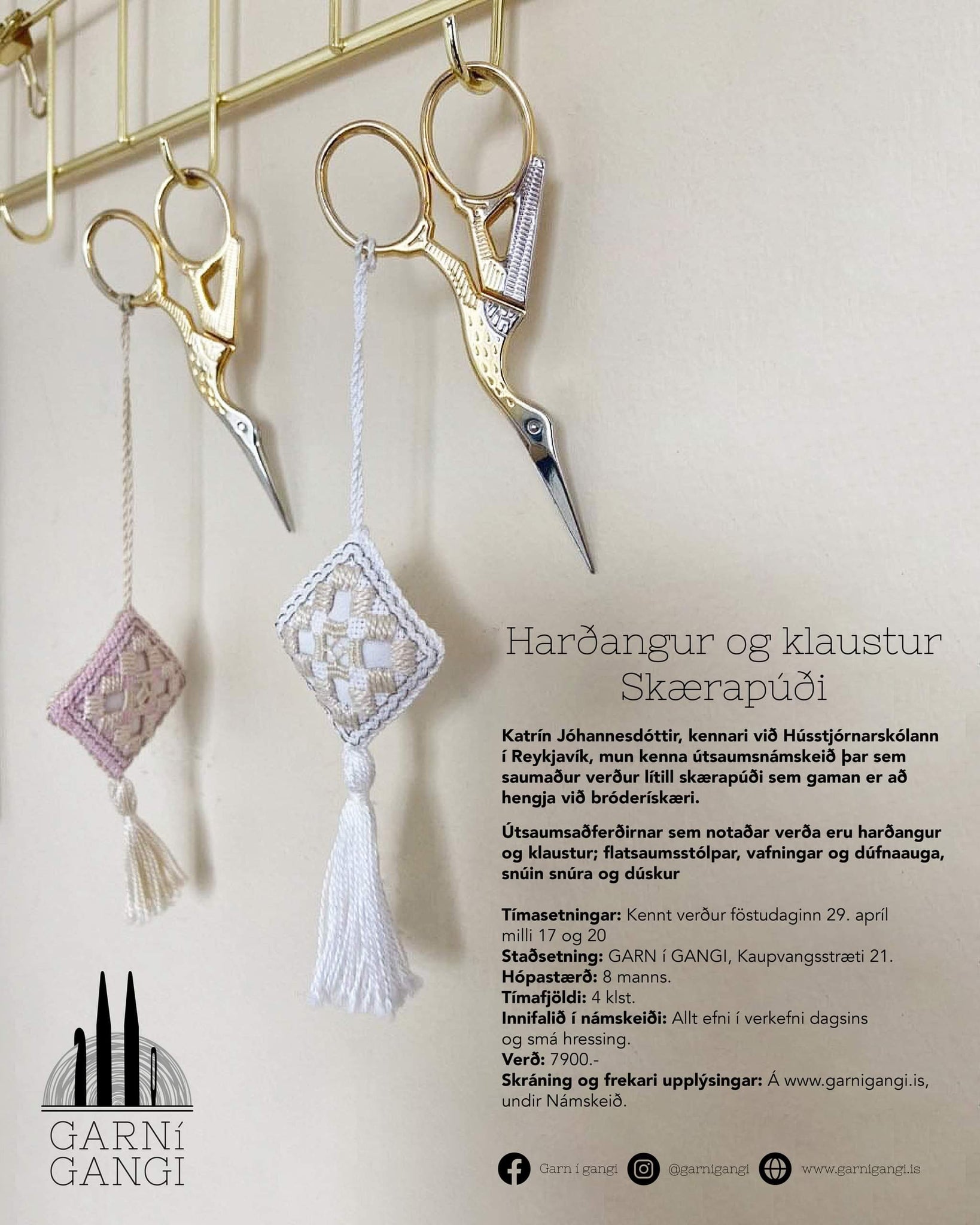 Harðangur og Klaustur Námskeið Katrín Jóhannesdóttir